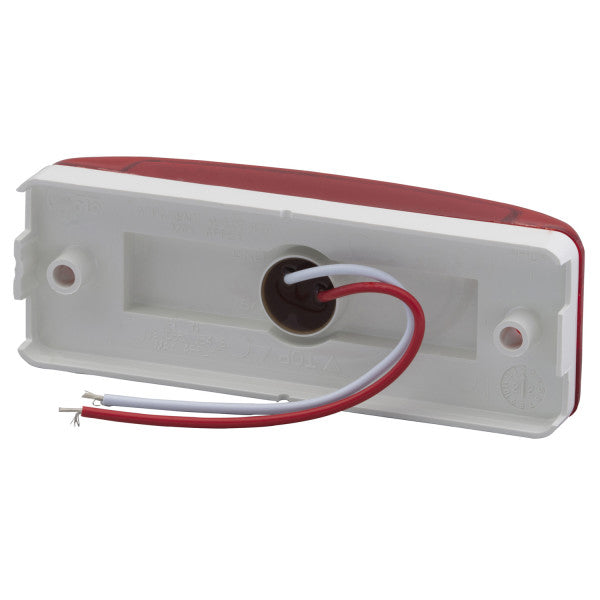 LTG G2102 Grote Hi Count Turtleback II LED Rectangle Clearance Marker Light (Red)