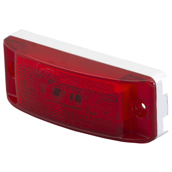 LTG G2102 Grote Hi Count Turtleback II LED Rectangle Clearance Marker Light (Red)