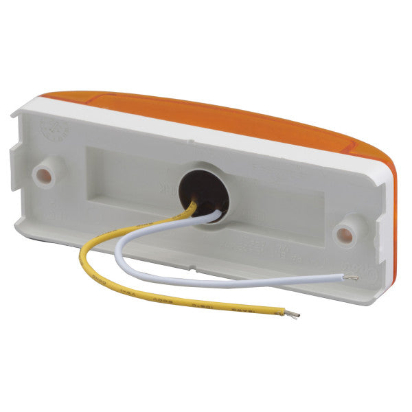 LTG G2103 Grote Hi Count Turtleback II LED Rectangle Clearance Marker Light (Amber)