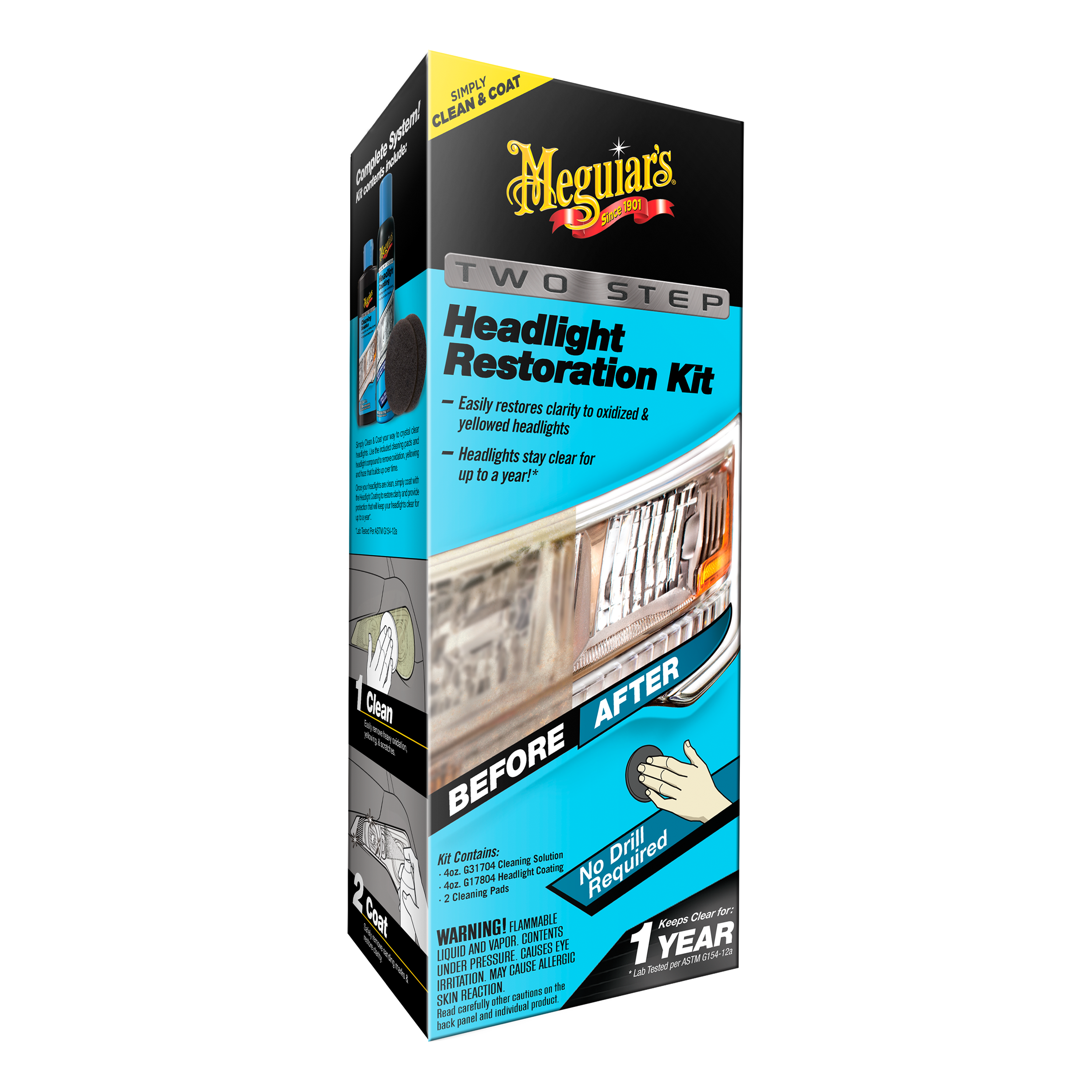 MEG G2970 Meguiar's Two Step Headlight Restoration Kit