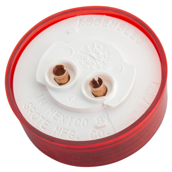 LTG G3002 Grote Hi Count 9-Diode LED Round Clearance Marker Light (2", Red)