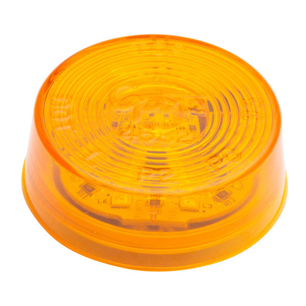 LTG G3003 Grote Hi Count 9-Diode LED Round Clearance Marker Light (2", Amber)