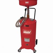 ET LIN3601 Lincoln Portable Industrial Fluid Adjustable Drain Tank (18 Gal)