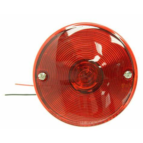 DLT ST21RS Optronics Combination Tail Light With License Plate Light (Left, 4" Round, Stud)