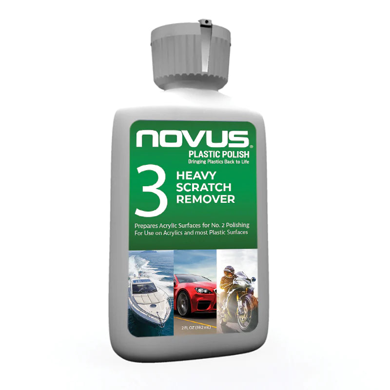 GAJ 7347 Novus Plastic Polish Novus 3: Heavy Scratch Remover (2 oz)