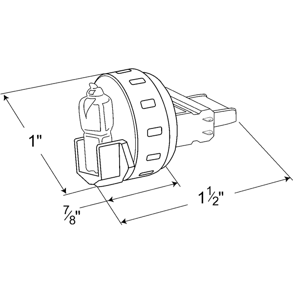 LTG 73150-5 Grote Wedge Base Backup Alarm Beeping Bulb (3156)