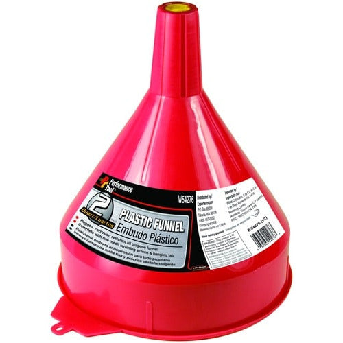 ET WILW54276 Performance Tool Plastic Funnel (2 QT)