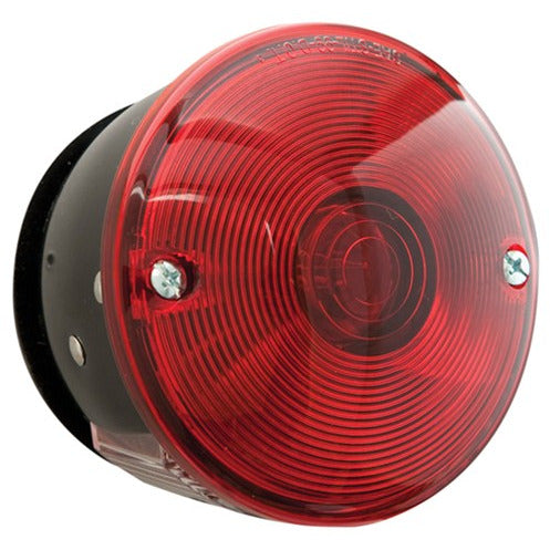 DLT ST21RS Optronics Combination Tail Light With License Plate Light (Left, 4" Round, Stud)