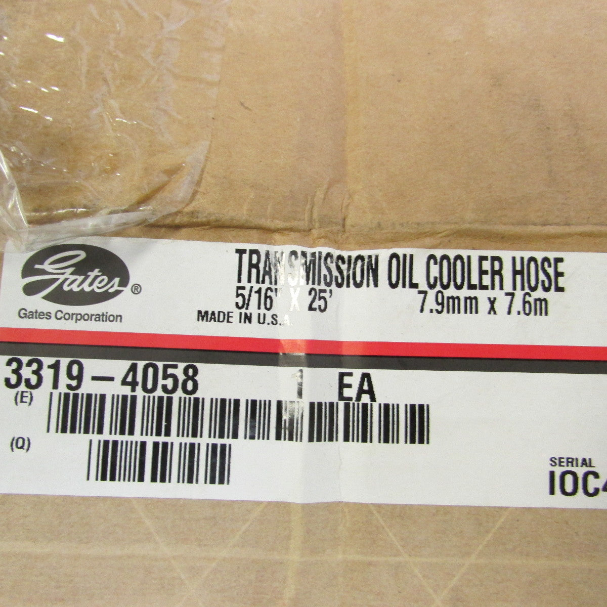 RBR 27058 Gates Transmission Oil Cooler Hose 5/16" ID