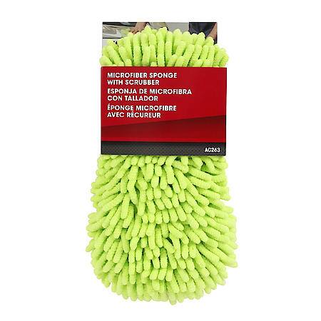 ATO AC263 Autocraft 2 in 1 Microfiber Sponge w/ Scrubber