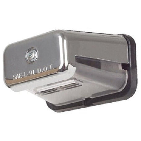 DLT LP41CS Optronics License Plate Light (2.5" Rectangle, Chrome, Stud)