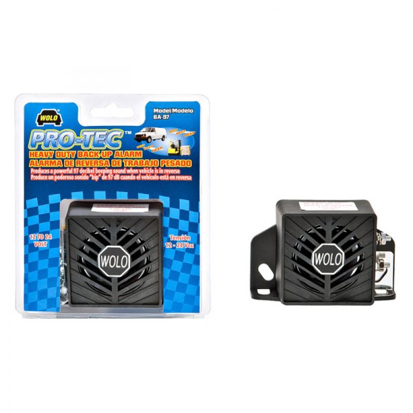 WLO BA-97 Wolo Heavy Duty Back-Up Alarm (12-24V, 97 db)