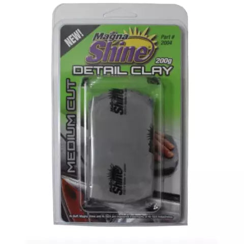 XCP CAR-915 CAR Products Hi-Tech Magna Shine Clay Bar (Dark Grey, Medium, 200G)
