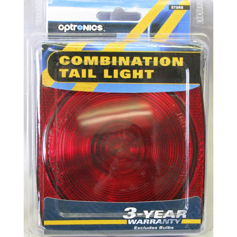 DLT ST8RS Optronics Combination Tail Light With Side Marker (Right, Square, Stud)