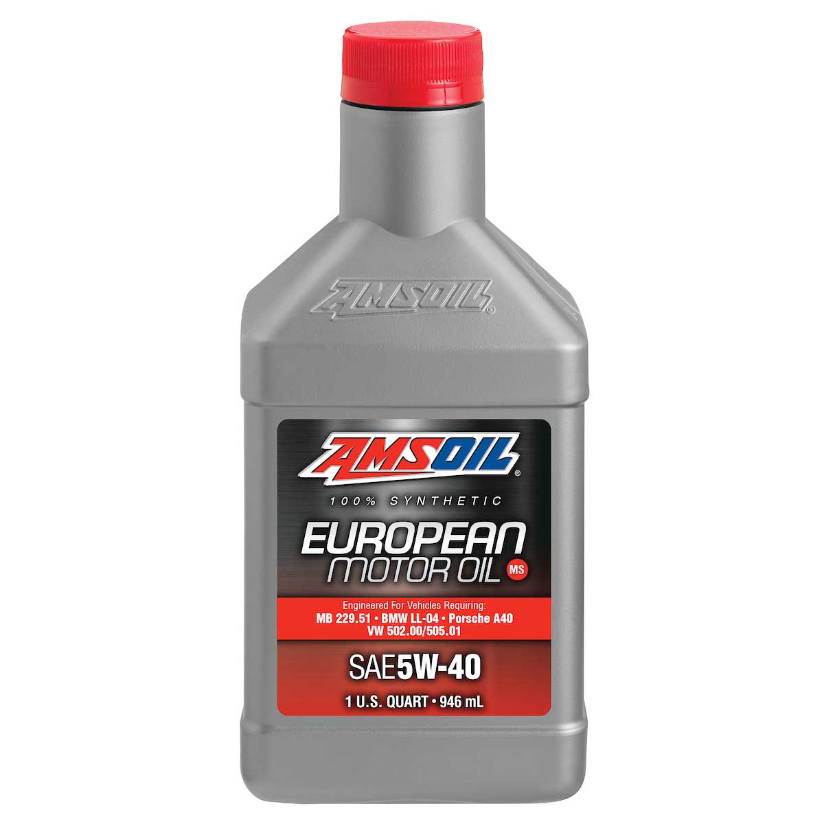 XAO AFLQT | SAE 5W40 MS EUROPEAN SYNTHETIC | 1 US QUART