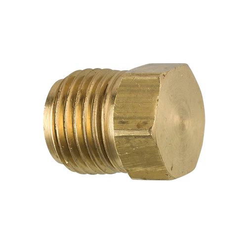 BL BLF-62B AGS Brass Plug, 1/4" Tube (7/16-24 Inverted)
