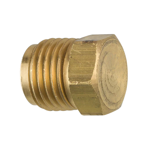 BL BLF-63B AGS Brass Plug, 5/16" Tube (1/2-20 Inverted)