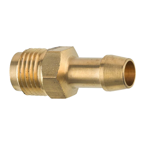 BL FHF-15B AGS Brass Fuel Hose Clamp Fitting, 5/16" Hose (Male 1/2-20 Inverted)