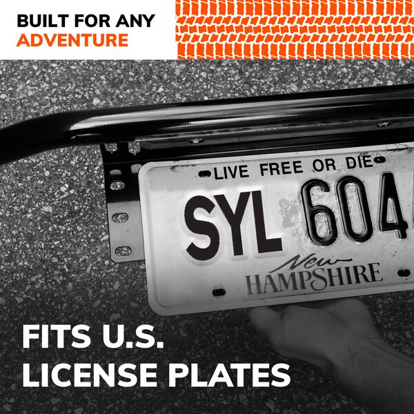 SLB 10INBKTBX Sylvania Universal License Plate Bracket