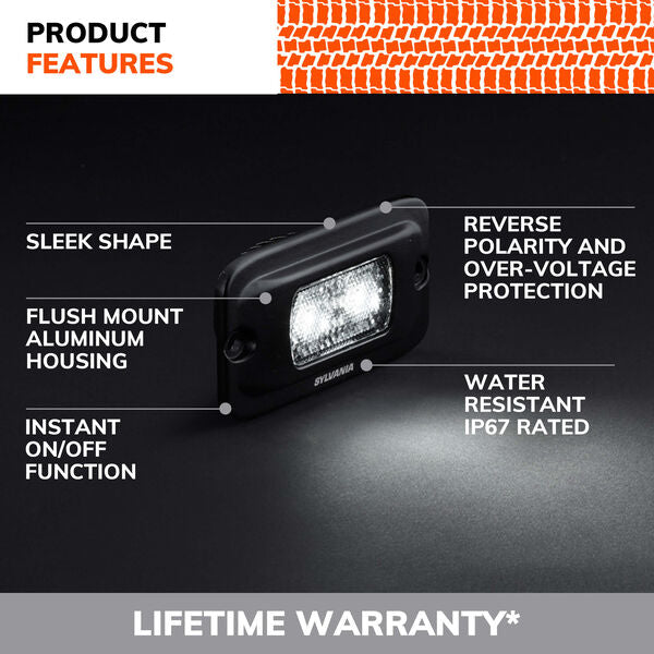 SLB TRCK4INFLBX Sylvania Flush Mount 4" LED Pod (Flood)
