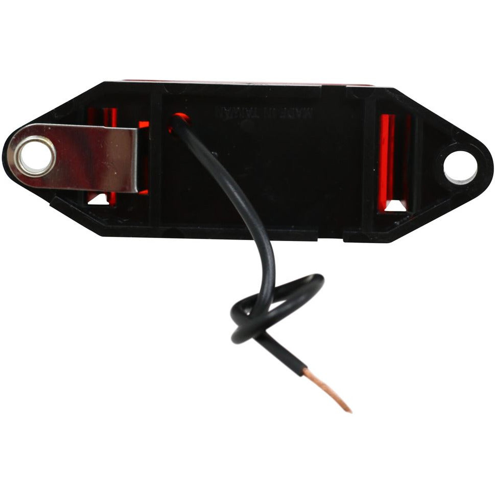 DLT MC11RS Optronics Marker/Clearance Light (2.5" Rectangle, Red, Surface)