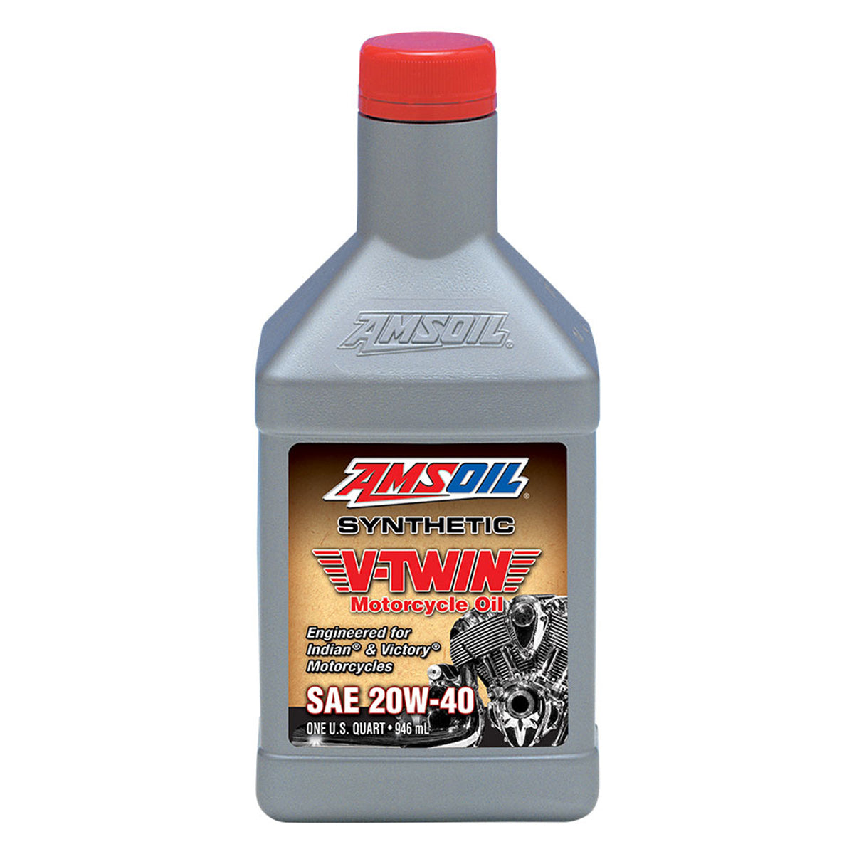 XAO MVIQT | 20W40 SYNTHETIC V-TWIN MOTORCYCLE OIL | 1 US QT