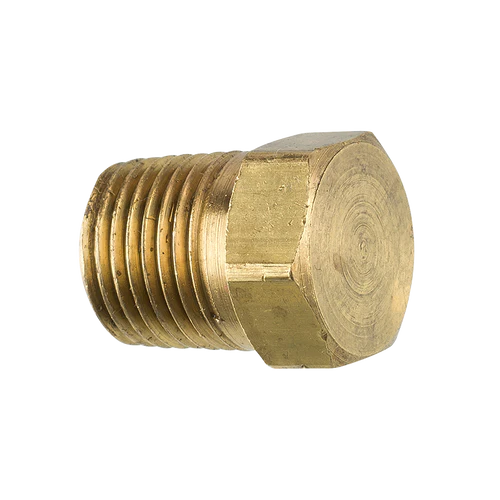BL PTF-10B AGS Brass Hex Plug (Male 1/8-27 NPT)