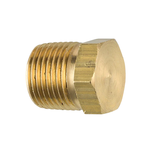 BL PTF-12B AGS Brass Hex Plug (Male 3/8-18 NPT)