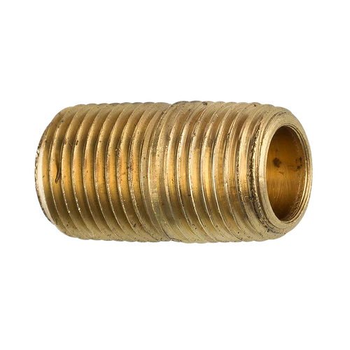 BL PTF-23B AGS Brass Close Nipple (Male 1/8-27 NPT)