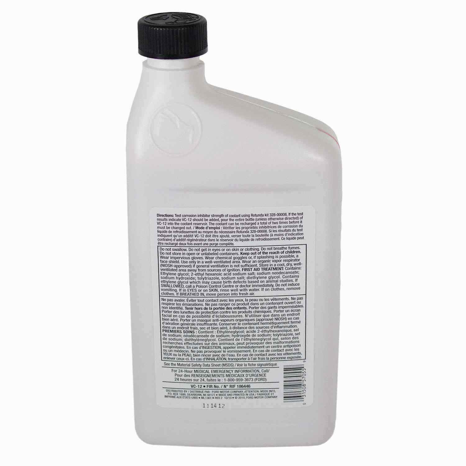 (661) VC12 Motorcraft Engine Antifreeze/Coolant Revitalizer (Specialty Orange, 1 qt)