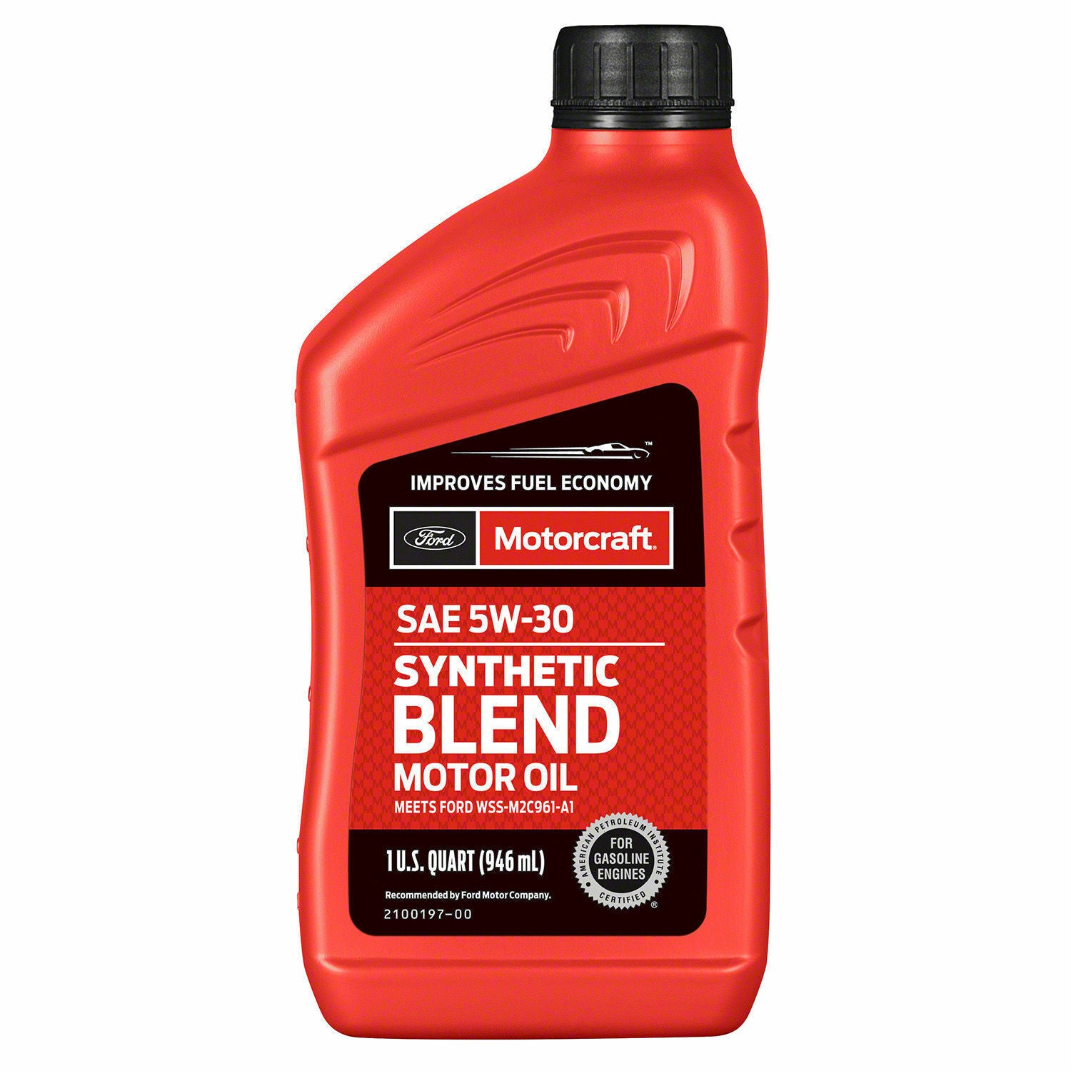 MCO XO-5W30-Q1SP Motorcraft SAE 5W-30 Synthetic Blend Motor Oil (1 qt)