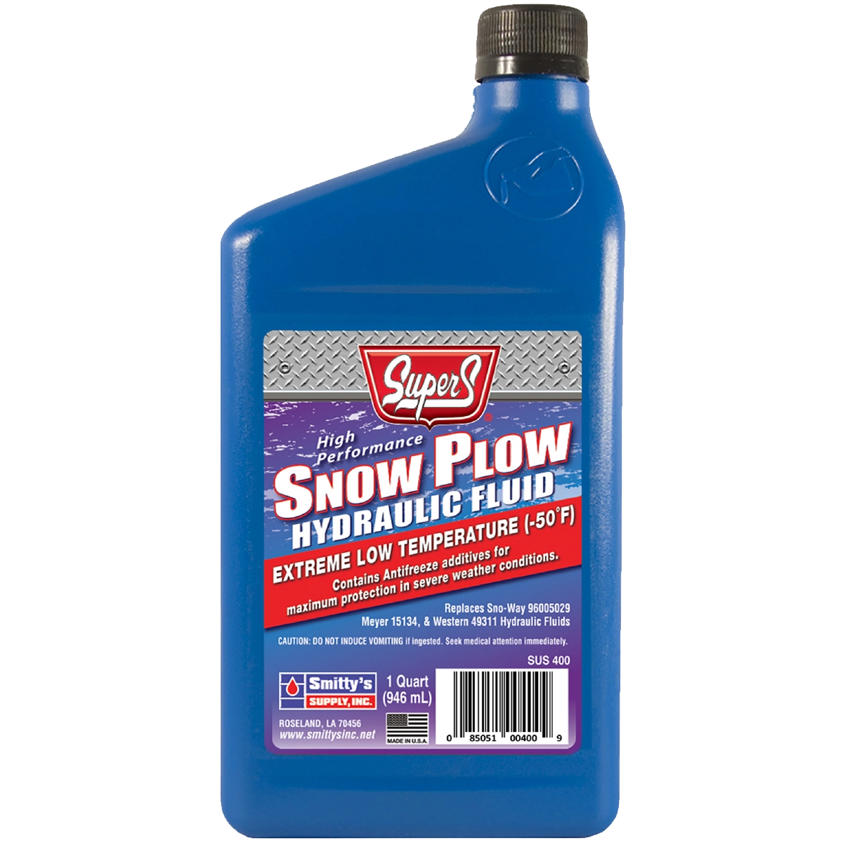 (010) SUS400 SuperS Snow Plow Blue Hydraulic Fluid