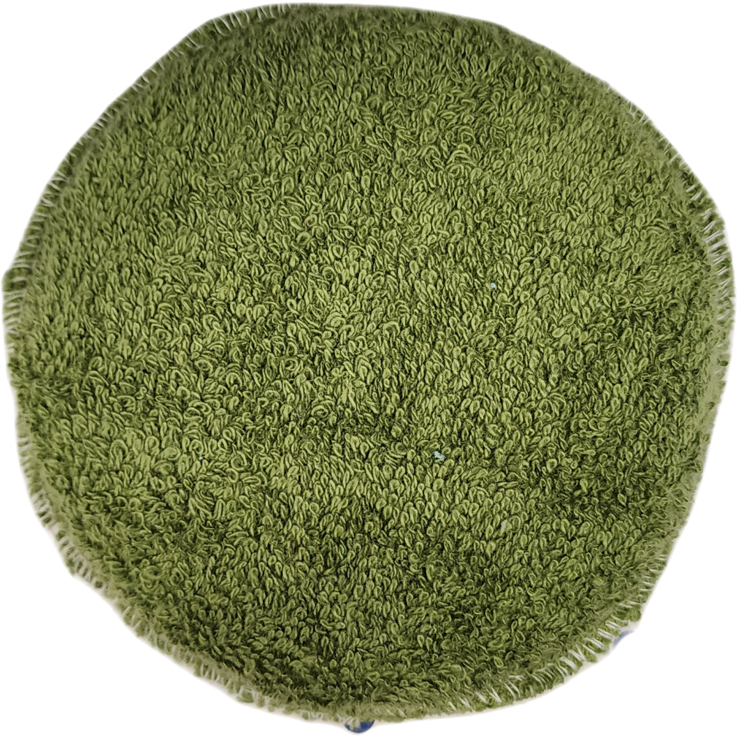 XCP AR-AP5 CAR Products Round Wax/Polish Terry Cloth Applicator Pad (5")