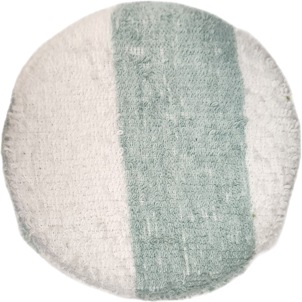 XCP AR-AP5 CAR Products Round Wax/Polish Terry Cloth Applicator Pad (5")