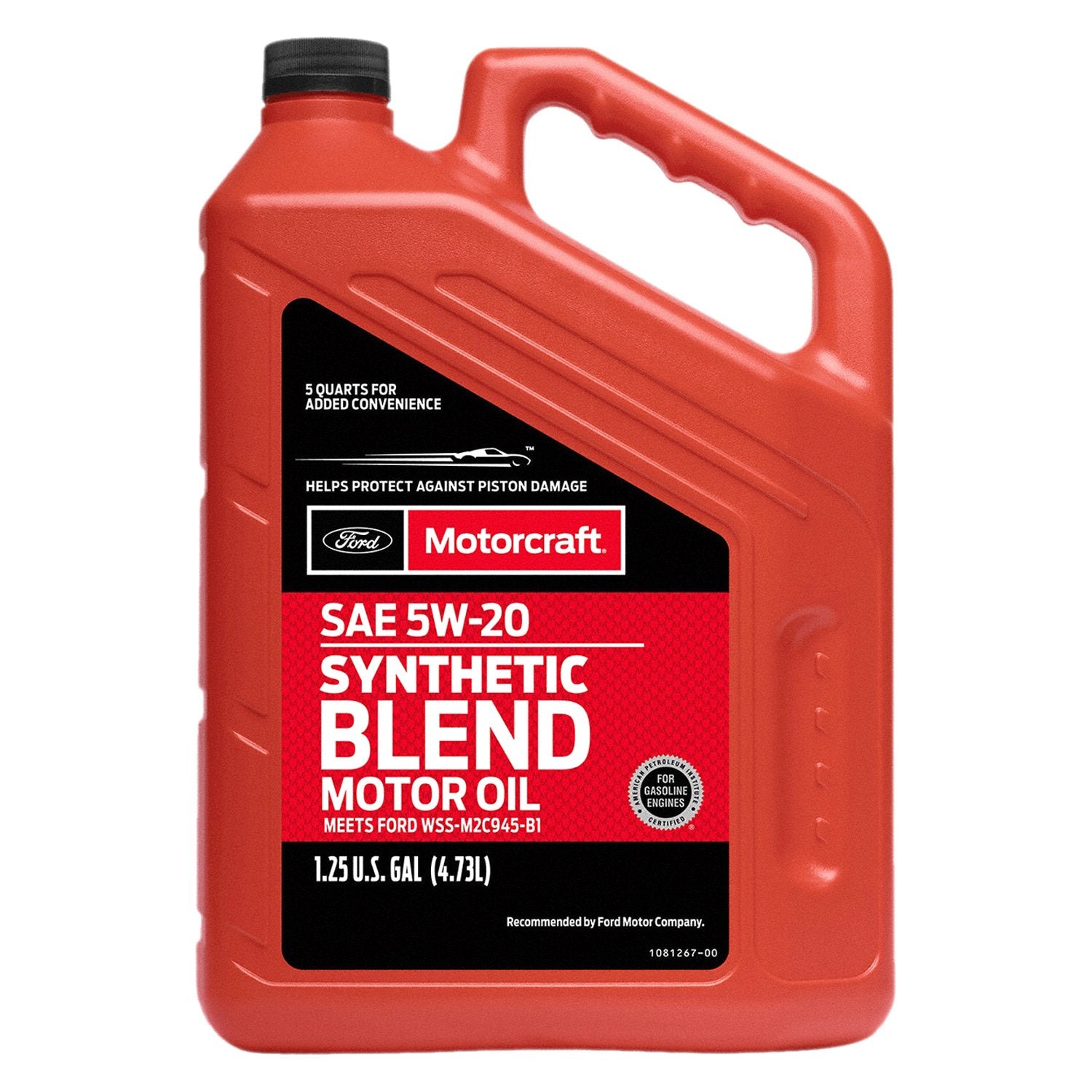 MCO XO-5W20-5Q3SP Motorcraft SAE 5W-20 Synthetic Blend Motor Oil (5 qt)
