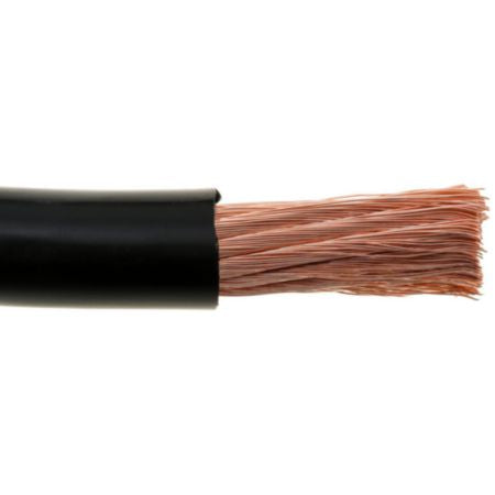 YSP CB7BK-25 Wells Bulk Cable (Black, 25', 1/0G)