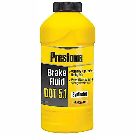 (130) AS8206 Prestone DOT 5.1 Motor Vehicle Brake Fluid (16 oz)