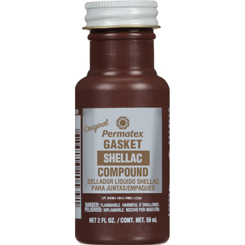 (735) 20539 Permatex Indian Head Gasket Shellac Compound, 2 oz