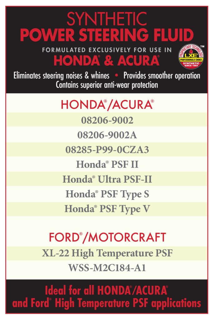 (574) 24242 Lubegard Honda Synthetic Power Steering Fluid (1 QT)