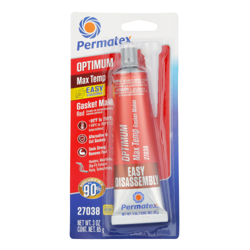 (735) 27038 Permatex Optimum Red Gasket Maker, 3 oz