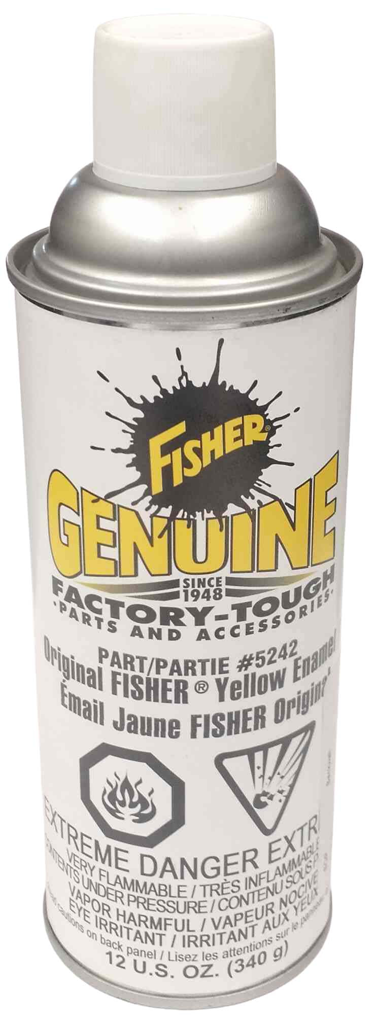 (840) 5242 Fisher Factory Yellow Spray Paint (12 Oz.)
