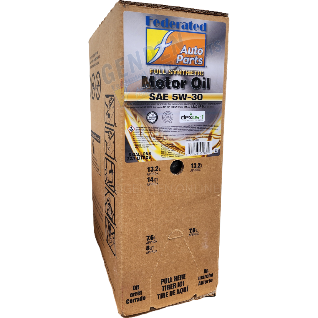 (130) 5274006 Federated Full Synthetic 5W30 dexos1 EnviroBox 6 Gal