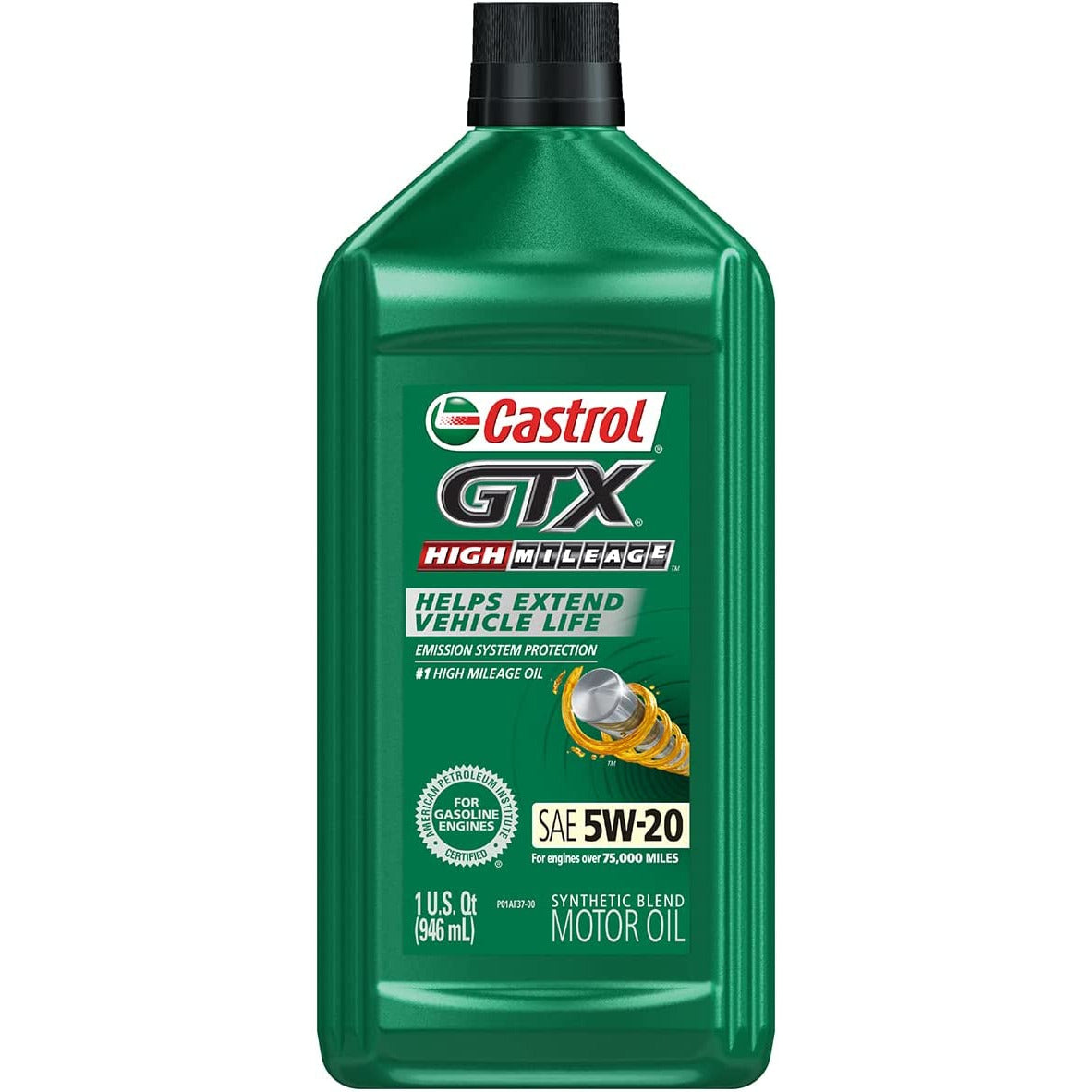 CTL 148 | 5W-20 GTX HIGH MILEAGE SYNTHETIC BLEND MOTOR OIL : 1 QT