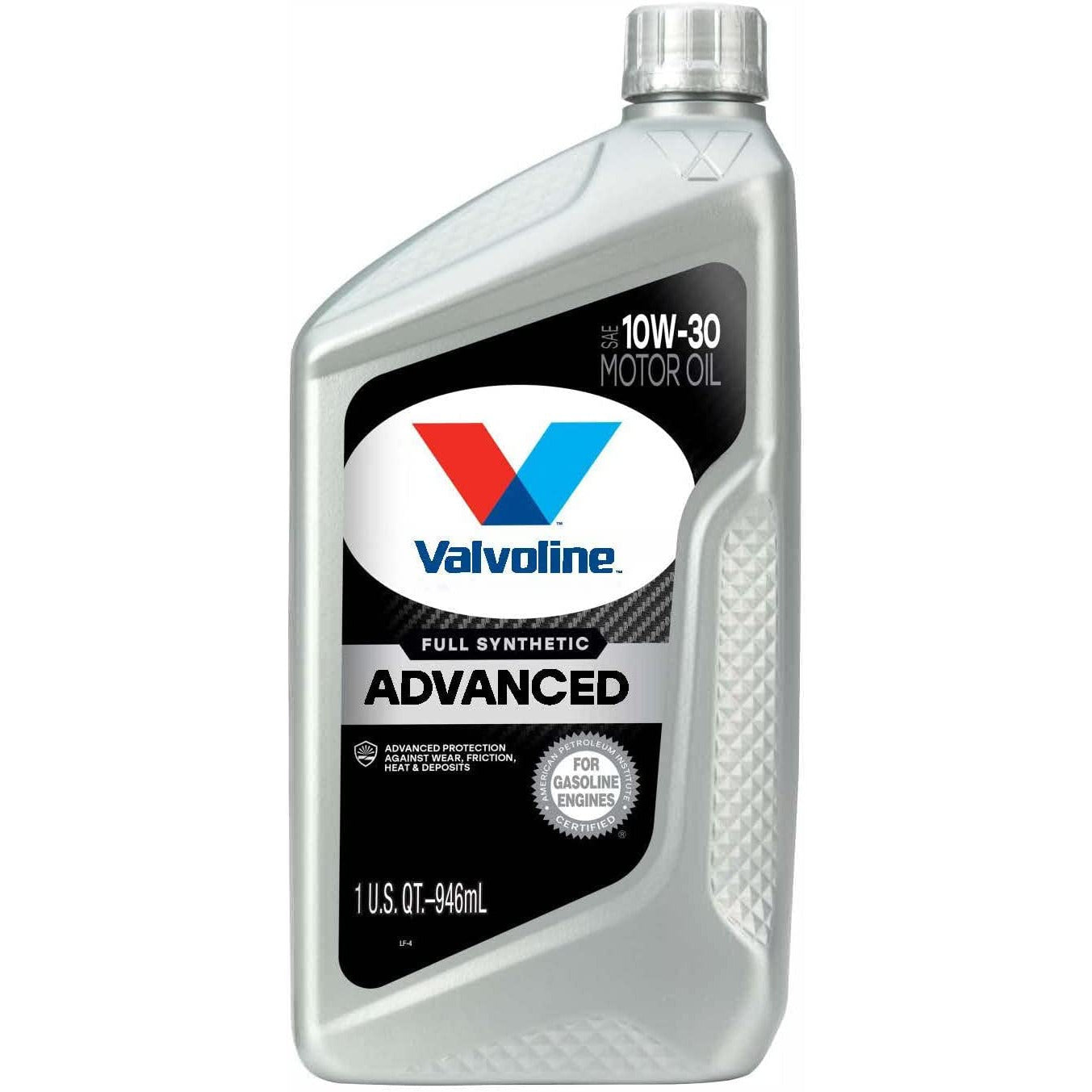 VAL VV935 | Valvoline Advanced Full Synthetic 10W-30 Motor Oil  : 1 qt