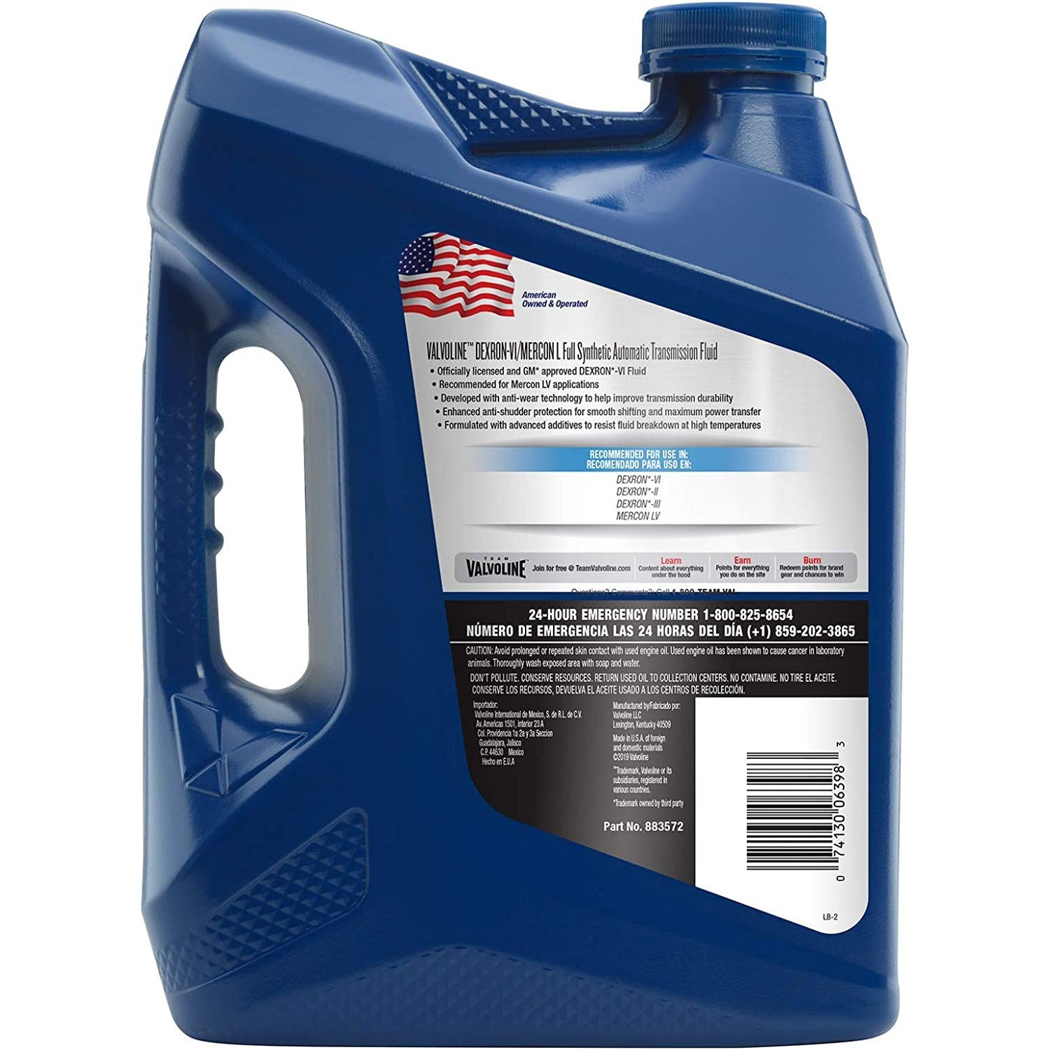 VAL 883572 | DEXRON-VI ATF FULL SYNTHETIC AUTOMATIC TRANSMISSION FLUID : 1 GAL