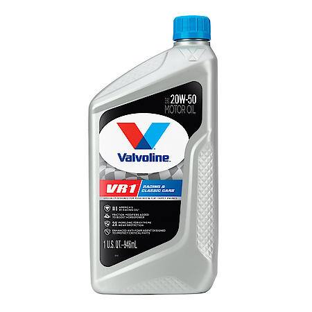 VAL VV211 | Valvoline VR1 20W-50 High Performance High Zinc Motor Oil : 1 QT