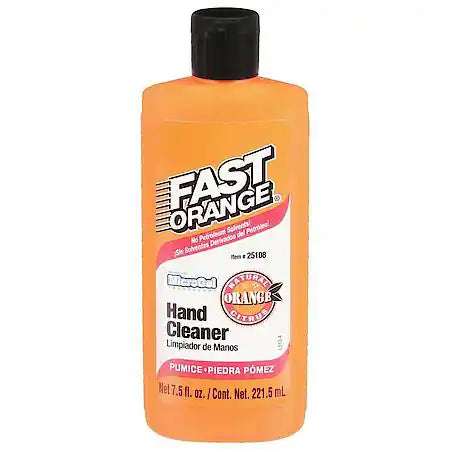 (735) 25108 Fast Orange Fine Pumice Lotion Hand Cleaner, 7.5 oz
