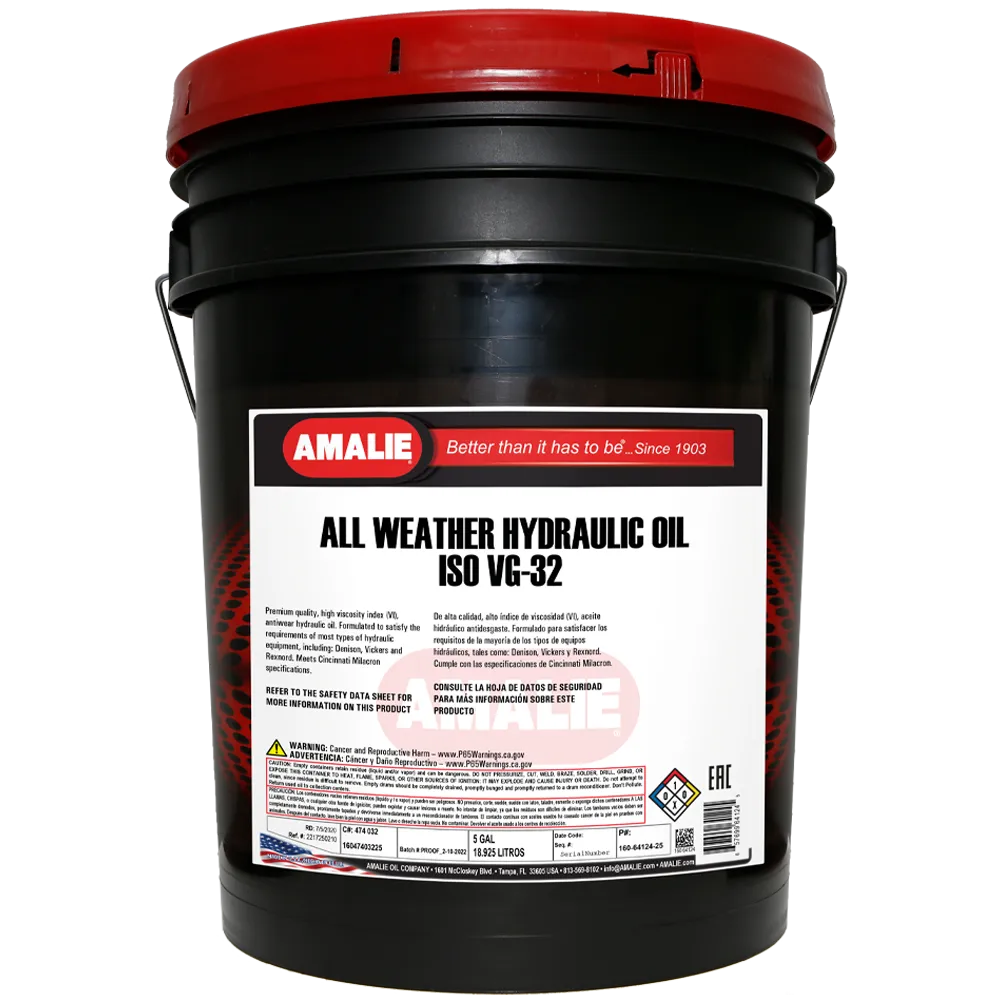 (130) 1606412425 Amalie AW32 Hydraulic Fluid (5 Gal)