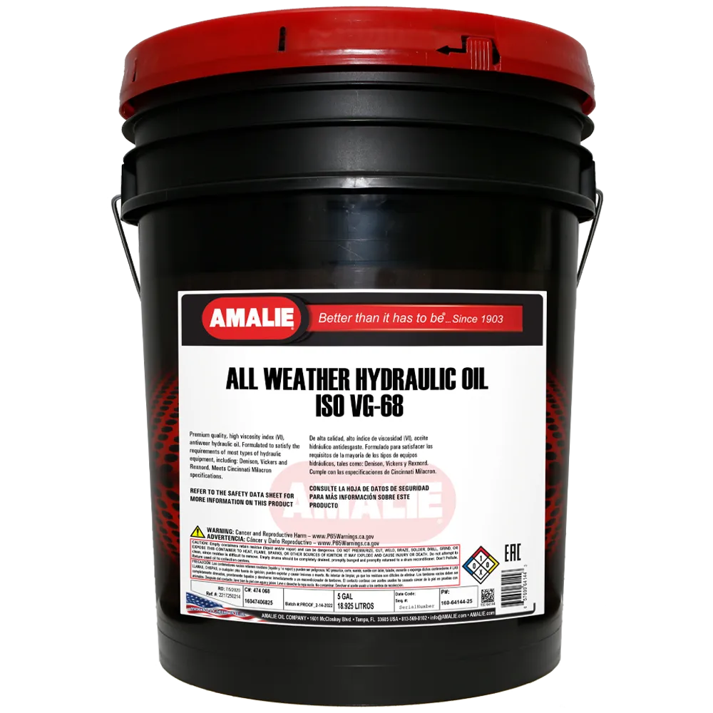 (130) 1606414425 Amalie AW68 Hydraulic Fluid (5 Gal)