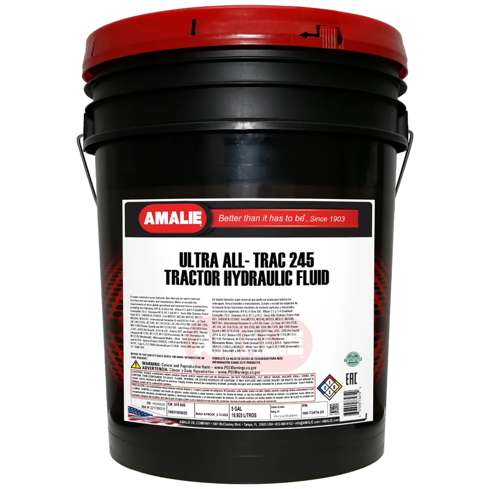 (130) 1607347425 Amalie All-Trac 245 Tractor Hydraulic Fluid (5 Gal)